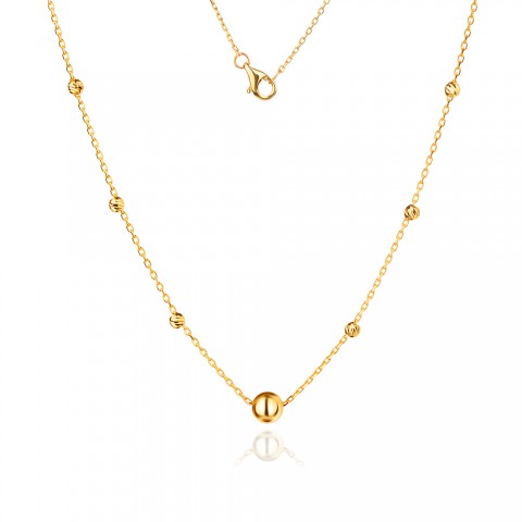 Златно колие Small ball