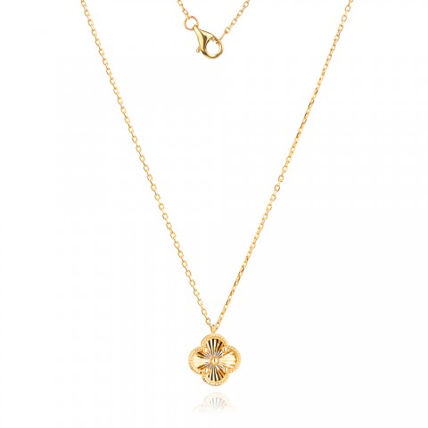 Златно колие Lucky Clover