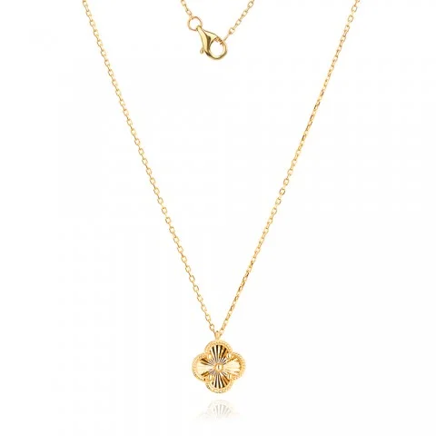 Златно колие Lucky Clover
