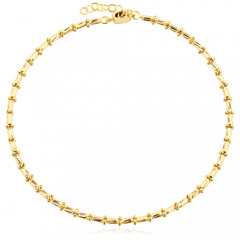 Златно колие чокър Tia