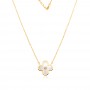 Златно колие Pearl Clover