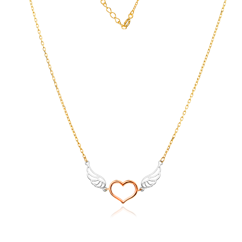 Златно колие Winged Heart