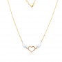 Златно колие Winged Heart