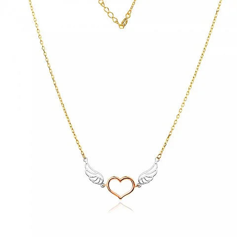 Златно колие Winged Heart