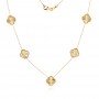 Златно колие Diamond Clover