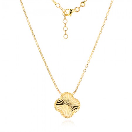 Златно колие Clover Glow