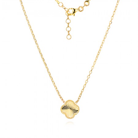 Златно колие Clover Glow