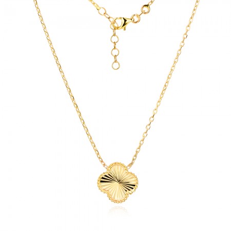 Златно колие Clover Glow