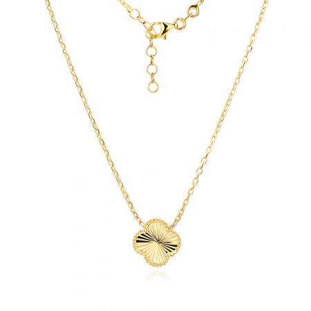 Златно колие Clover Glow