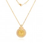 Златно колие часовник Golden Time 