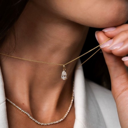 Златно колие Glamour