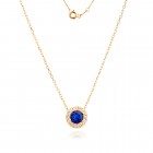 Златно колие Син океан