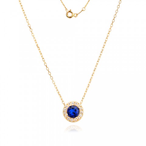 Златно колие Син океан