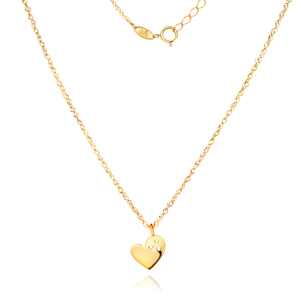 Златно колие Sparkle of love