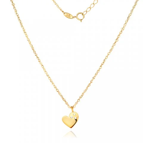 Златно колие Love shine