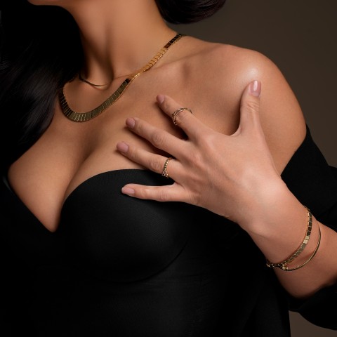 Златно колие Solara