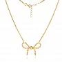Златно колие Ribbon Charm
