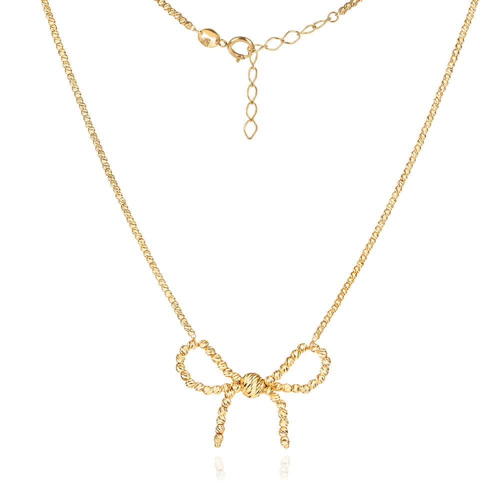 Златно колие Ribbon