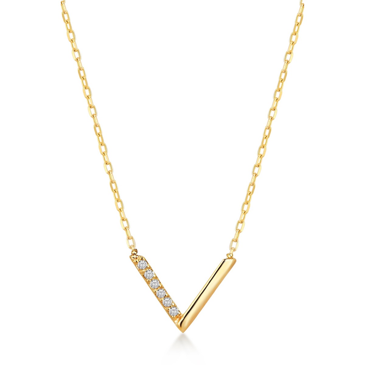 Златно колие V