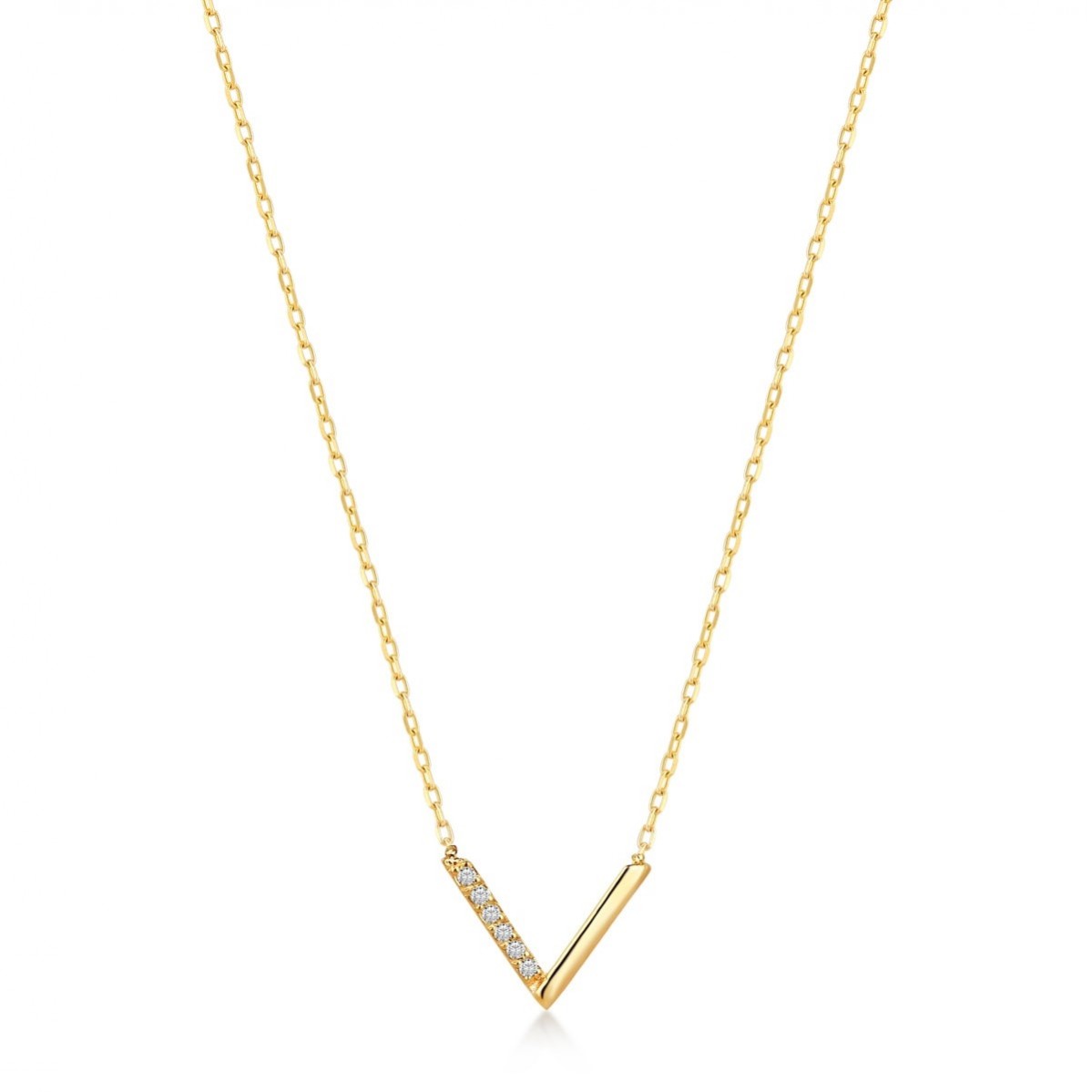 Златно колие V