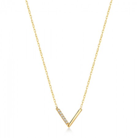 Златно колие V