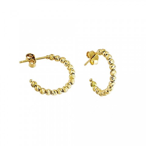 Златни обеци Radiant Orbs