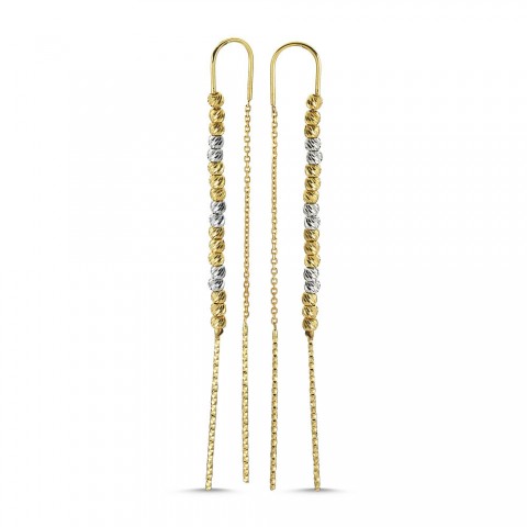 Златни обеци Sparkling Spheres