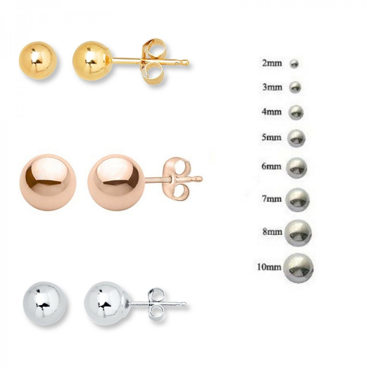 Златни обеци Shine Ball