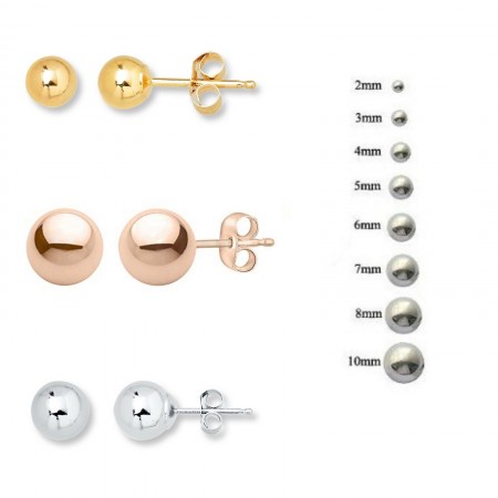 Златни обеци Shine Ball