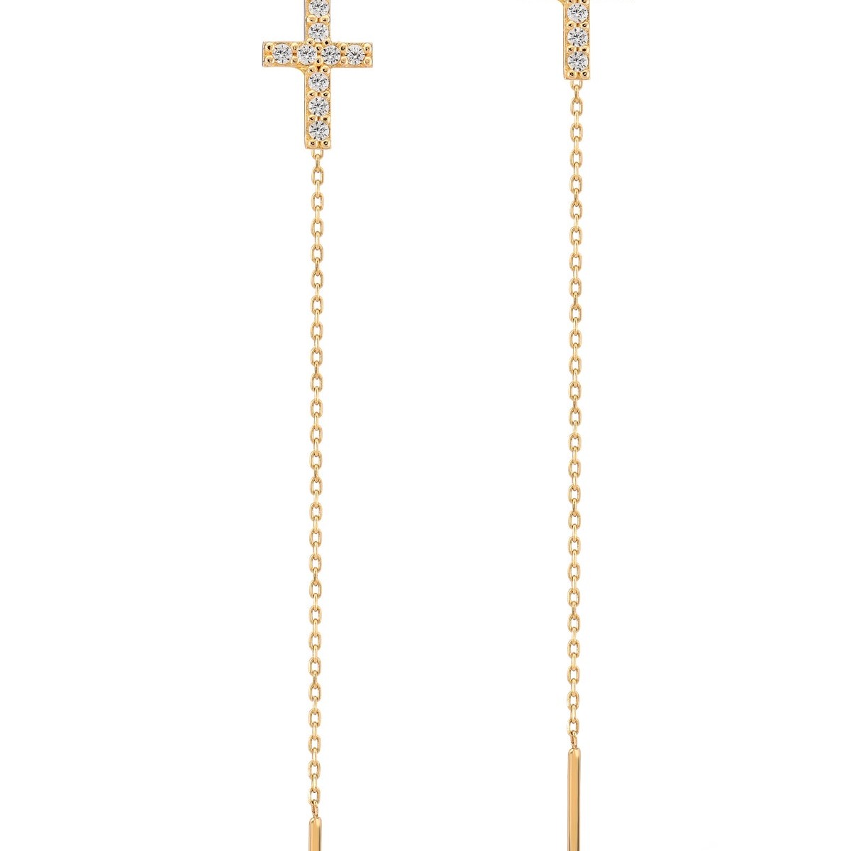 Златни обеци Gold Faith