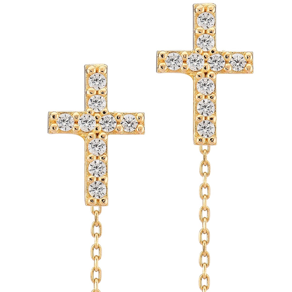 Златни обеци Gold Faith