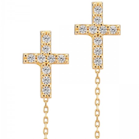 Златни обеци Gold Faith