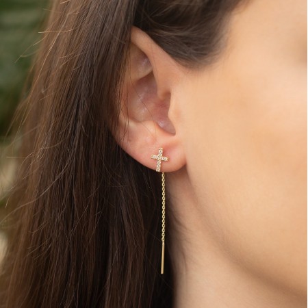 Златни обеци Gold Faith