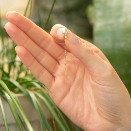 Златни обеци Gold Faith