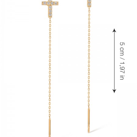 Златни обеци Gold Faith