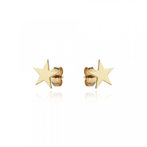 Златни обеци Stellar