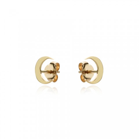 Златни обеци Lunar