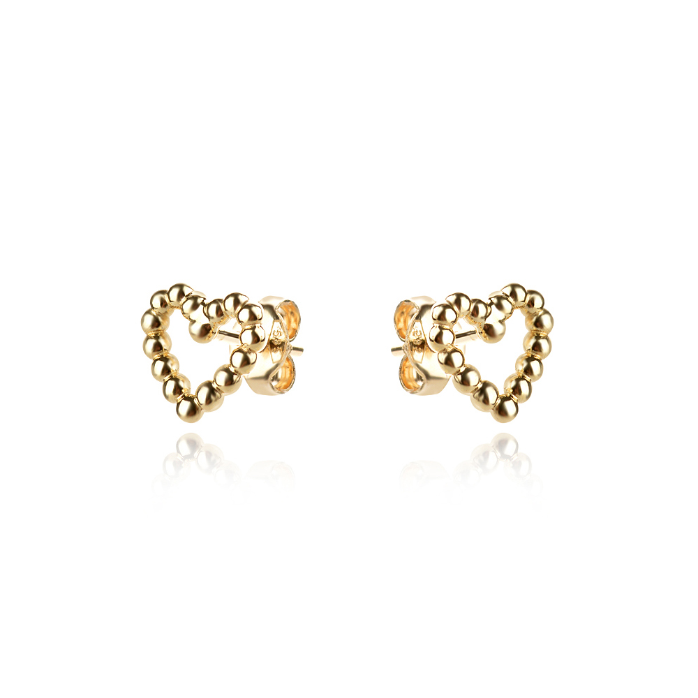 Златни обеци Magic Heart