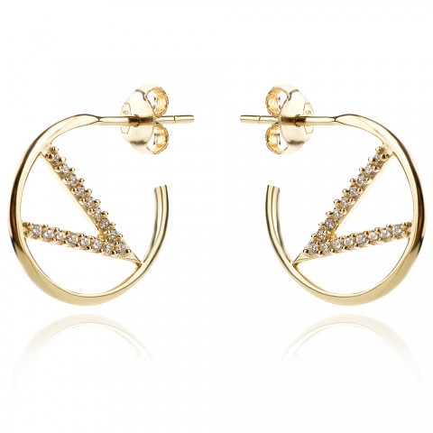 Златни обеци Magnificent