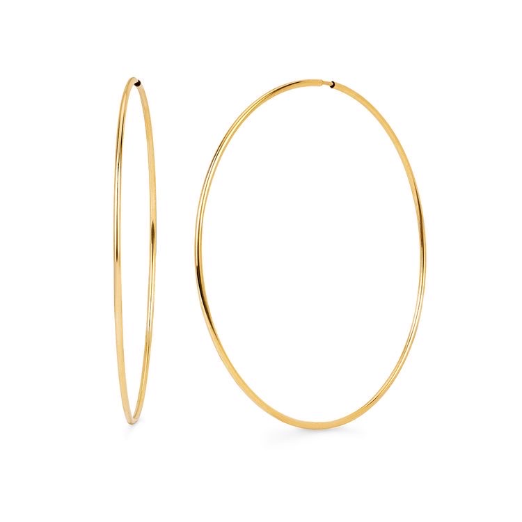 Златни обеци Rings