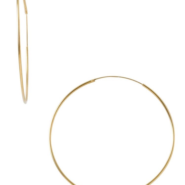 Златни обеци Rings