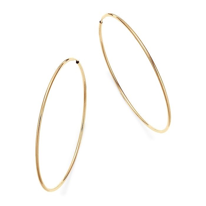 Златни обеци Rings