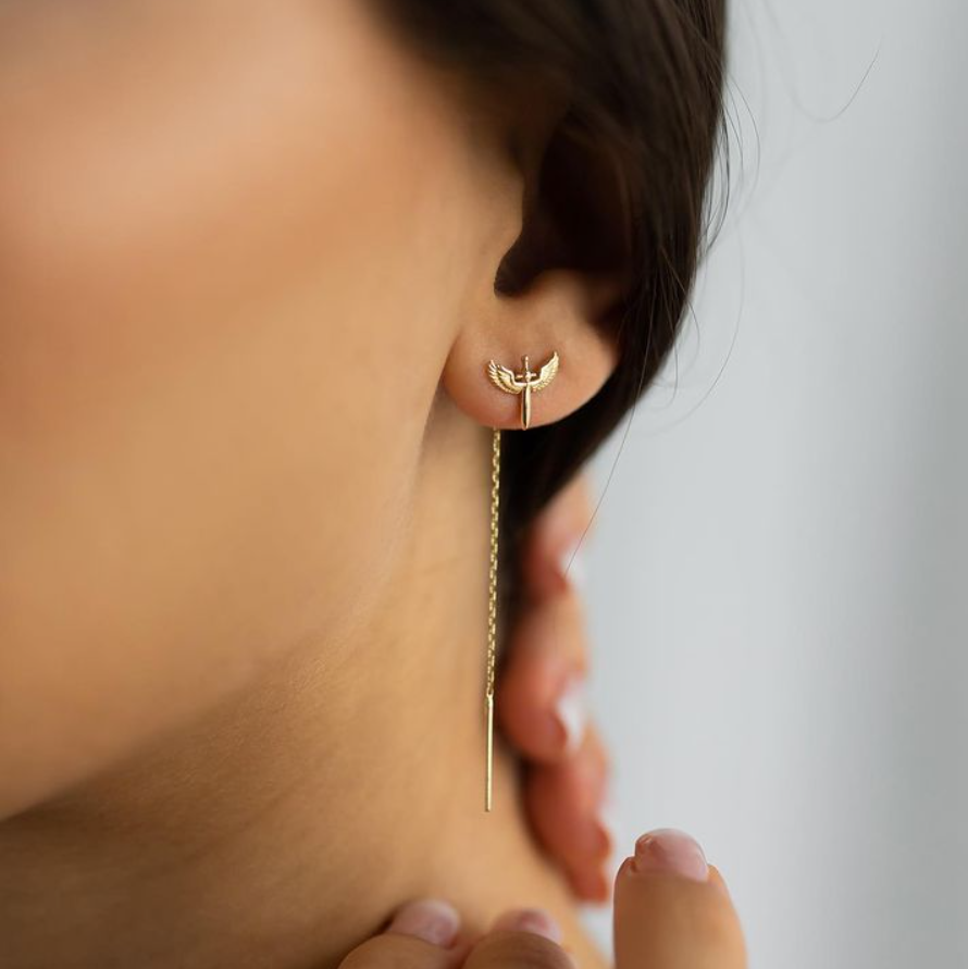 Златни обеци Guardian