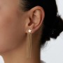 Златни обеци Sparkling Star
