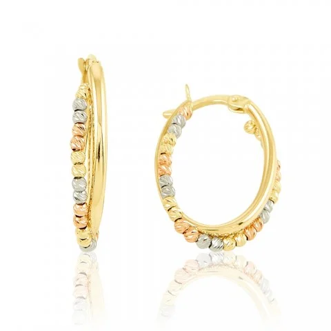 Златни обеци Golden Orb Earrings