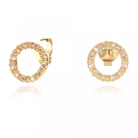 Златни обеци Circle of Love