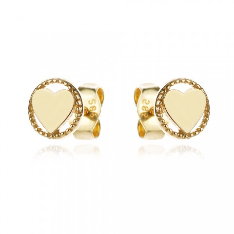 Златни обеци Golden Heart