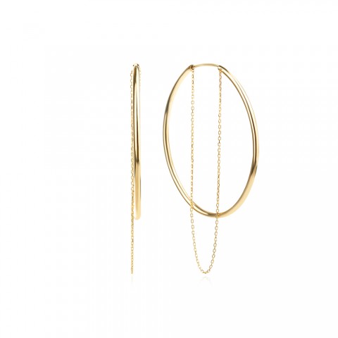 Златни обеци Golden Citrus