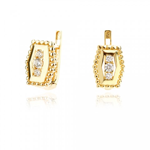 Златни обеци Memoire