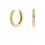 Златни обеци Gold hoops